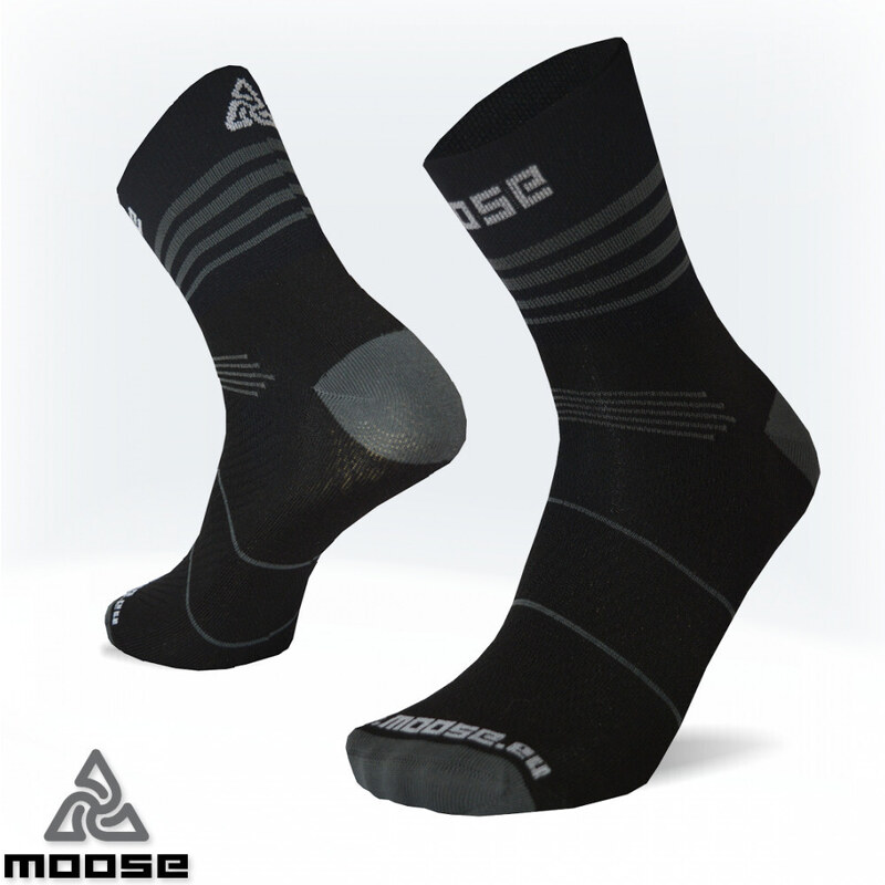 LIGHTSPEED NEW bežecké ponožky Moose Čierna XS 1 pár 47518021