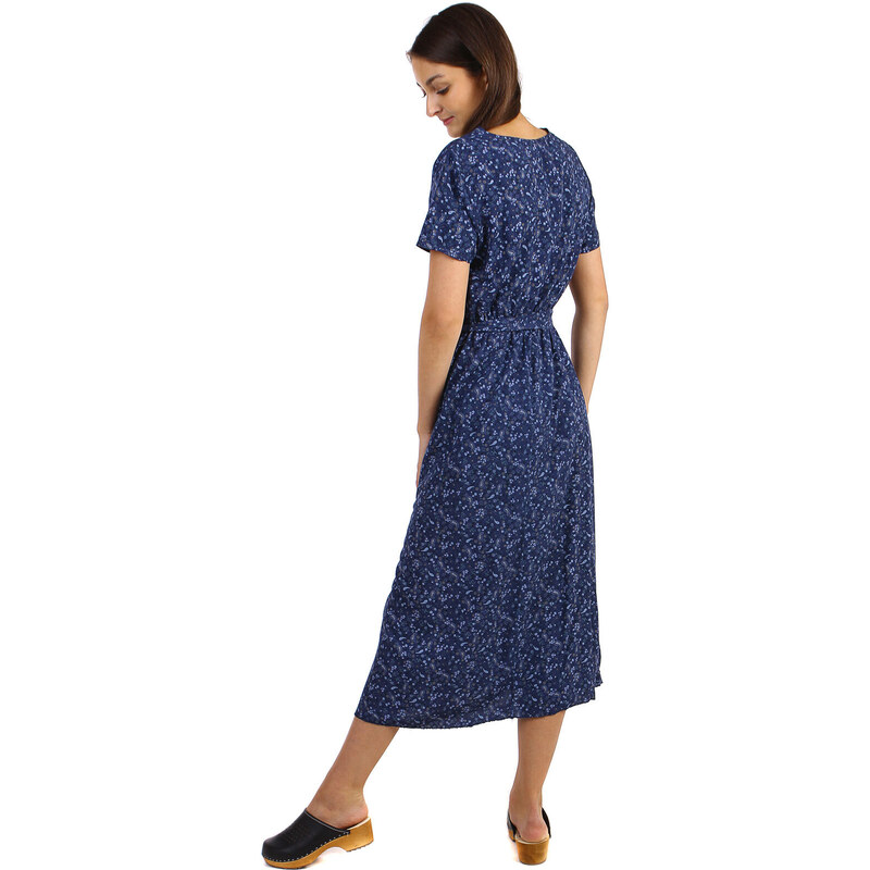 Glara Kvetinové dámske maxi šaty 43397784