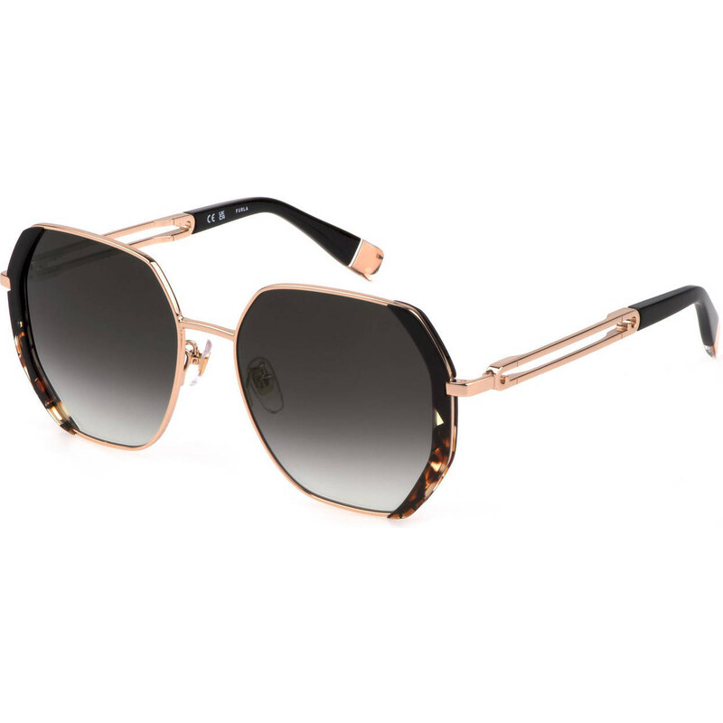 Furla zlaté slnečné okuliare 64704963