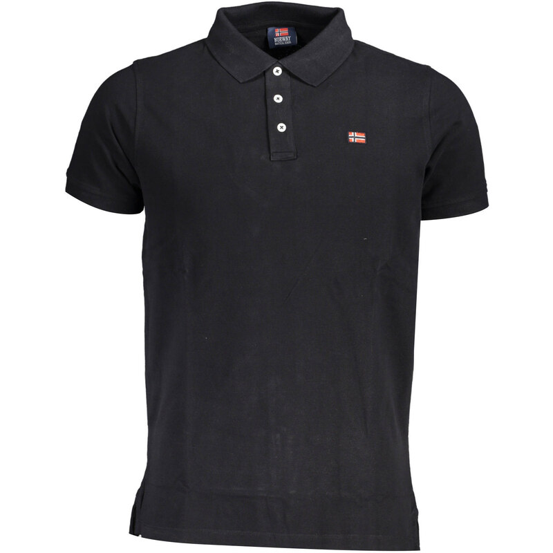 Športová Pánska Polokošeľa NORWAY 1963 Čierna 68322698