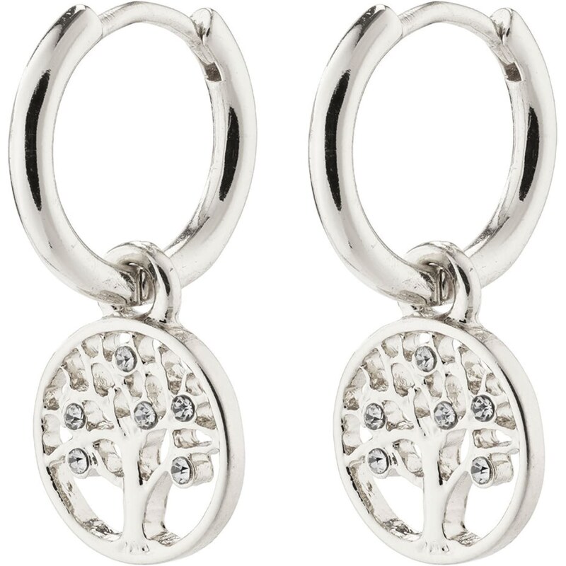 Pilgrim Náušnice Iben strieborná 54250817