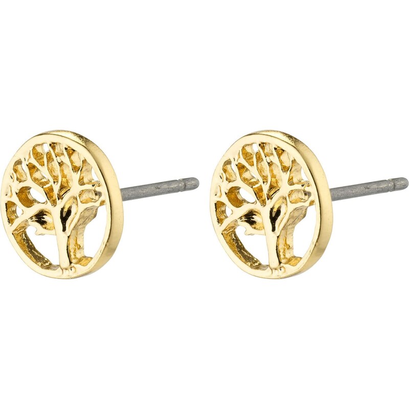 Pilgrim Náušnice Iben zlatá 54250881