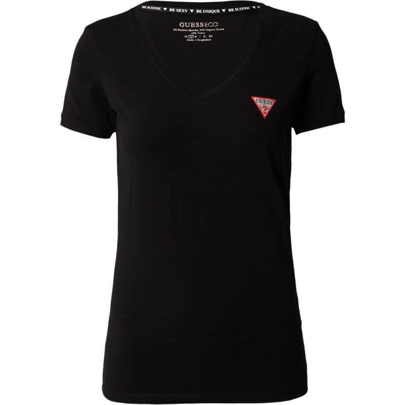 GUESS Tričko svetlosivá / červená / čierna 43483995