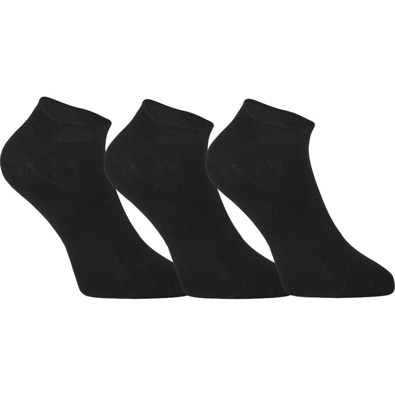 3PACK ponožky Styx nízke bambusové čierne (3HBN960) 27933166