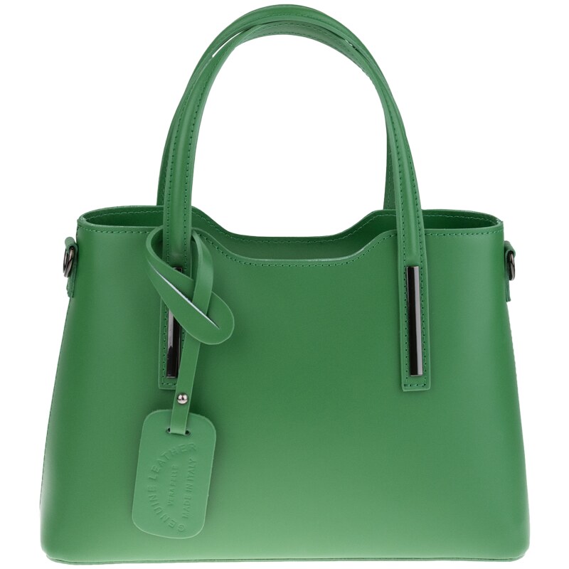 Zelená kožená talianska kabelka Isidora Verde Chiaro Piccola 43419949