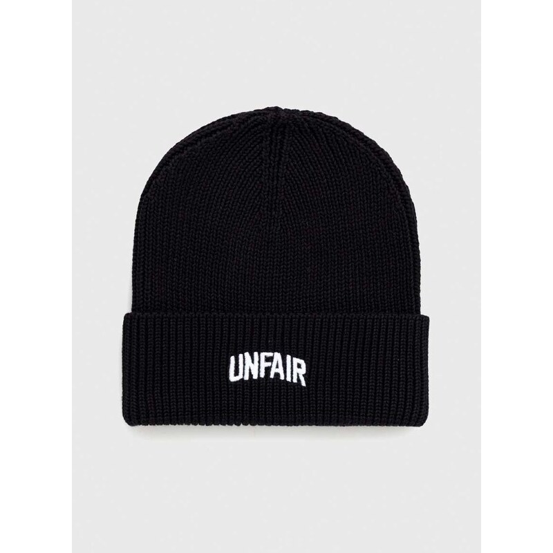 bavlnená čiapka Unfair Athletics , čierna farba, bavlnená