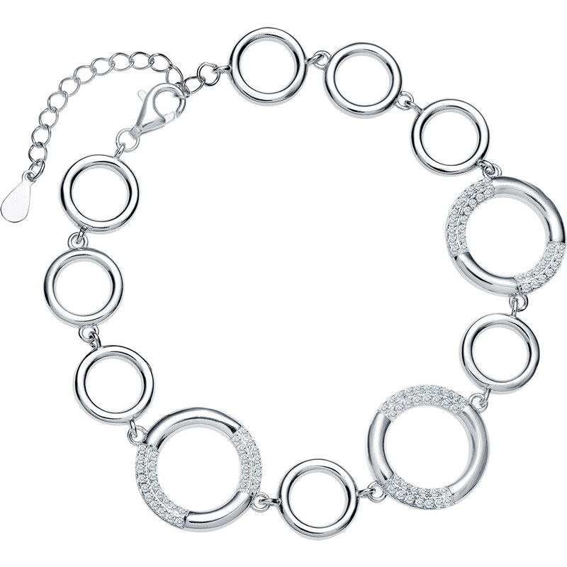 Olivie Strieborný náramok KRUHY 7441 43528851