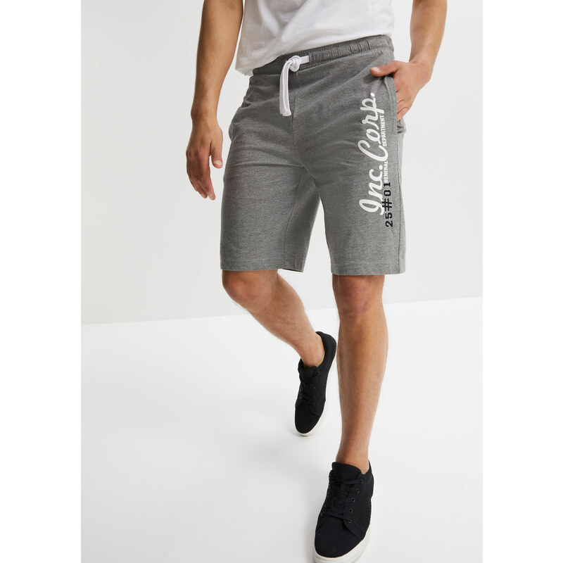 bonprix Džersejové bermudy, Regular Fit, farba šedá 45053699