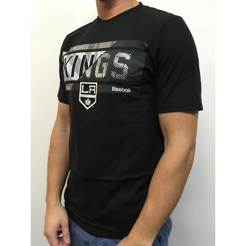 Reebok Los Angeles Kings pánske tričko Freeze Stripe black