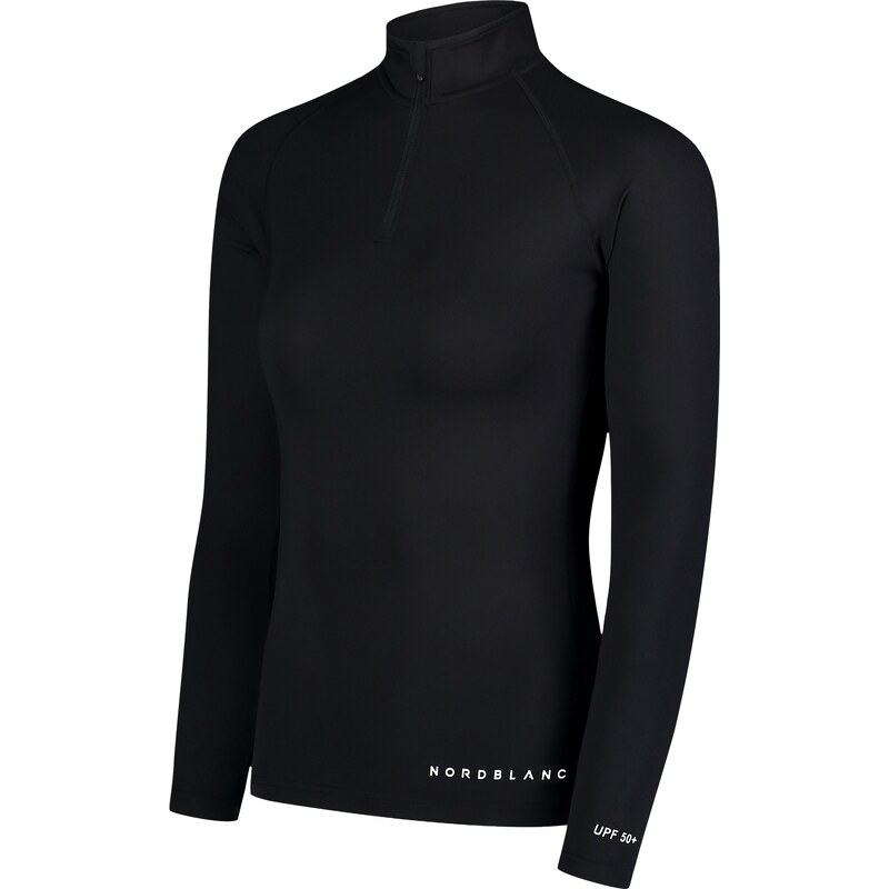 Nordblanc Čierne dámske tričko s UV ochranou WATER