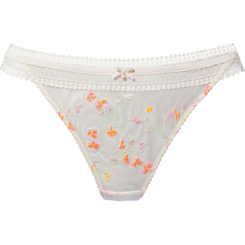 LASCANA Tangá svetlozelená / fialová / oranžová / biela 54251459