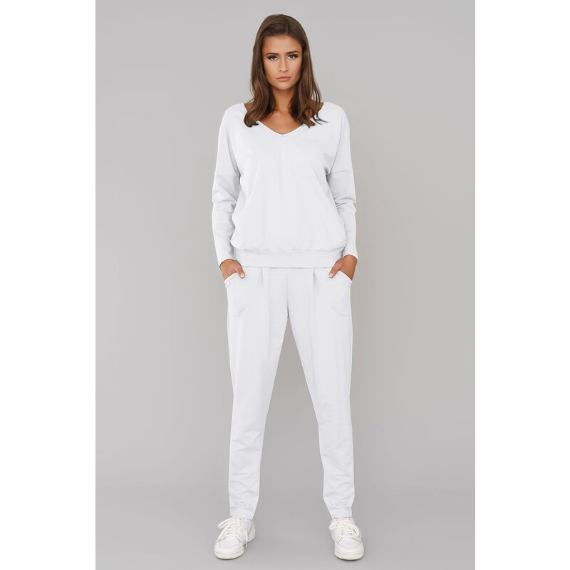 Italian Fashion Dámska tepláková súprava Karina biela, Farba biela 43525581
