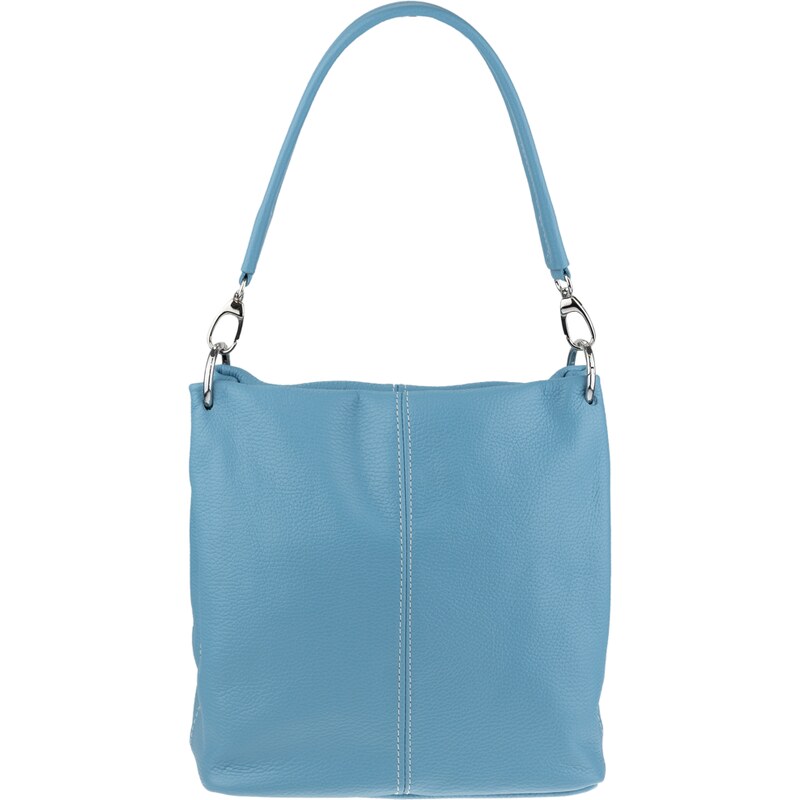 Modrá kožená talianska kabelka Fiora Blu Chiaro NovaKabelka.sk 43541254