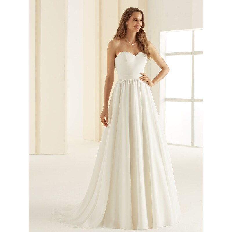 Glara Svadobná sukňa s vlečkou 43578637