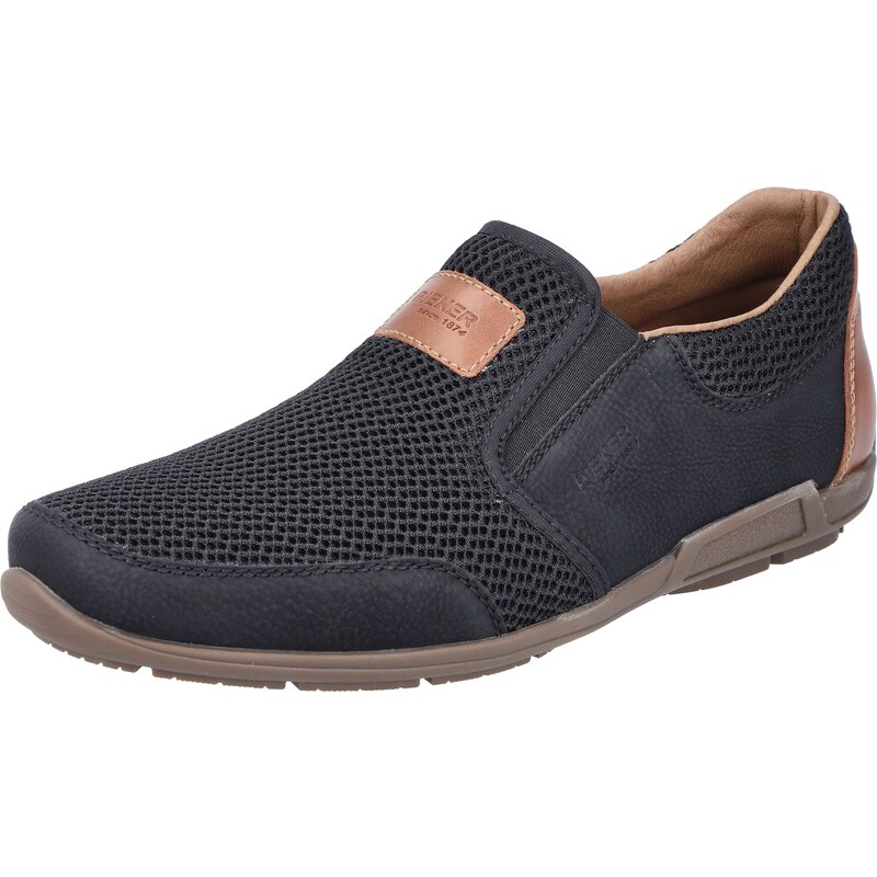 Rieker Slip-on obuv svetlohnedá / čierna 50148602