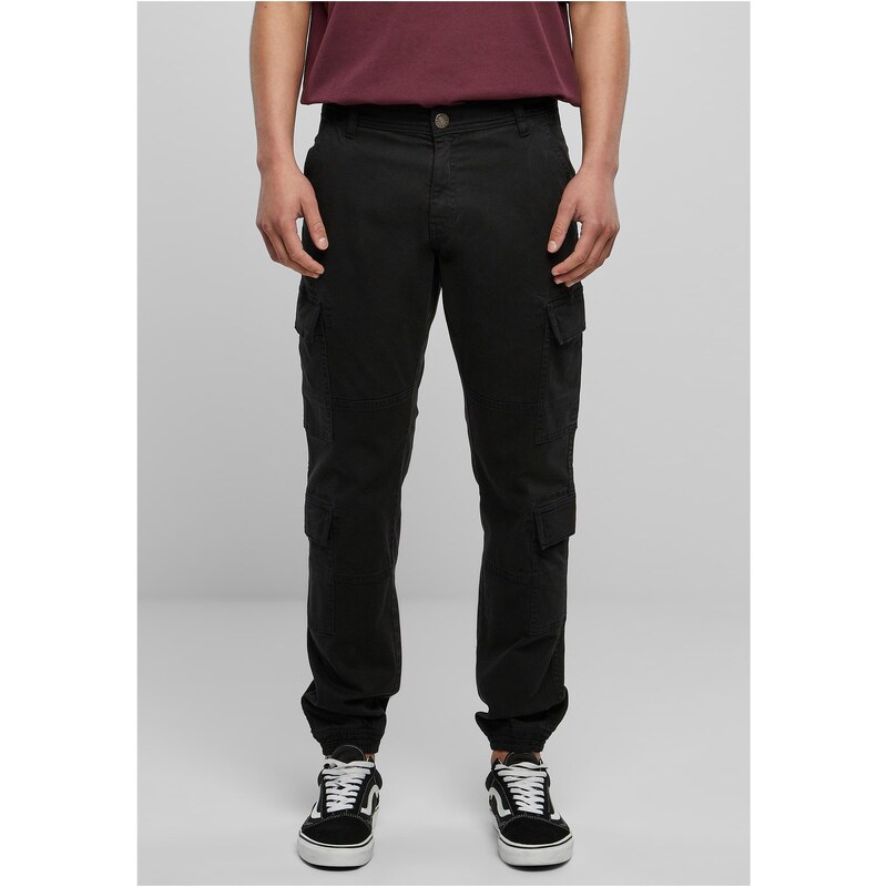 Urban Classics Tracksuit Bottoms Double Cargo Twill Black 50602780