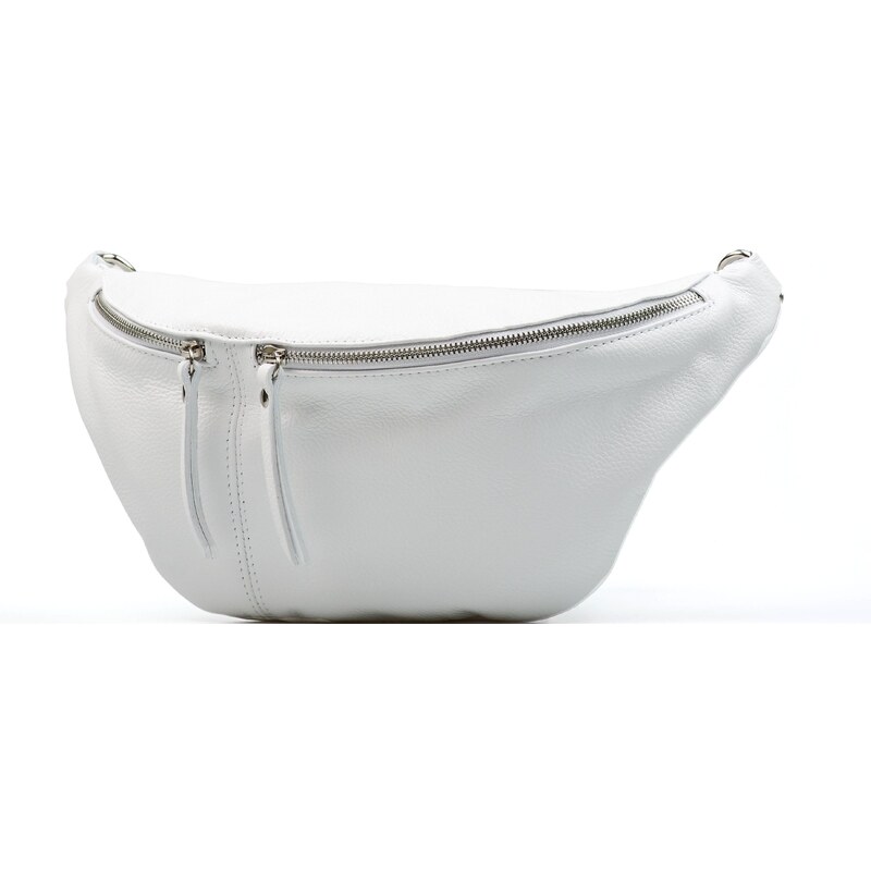 Blaire Kožená crossbody oblička Tracy biela 64987582