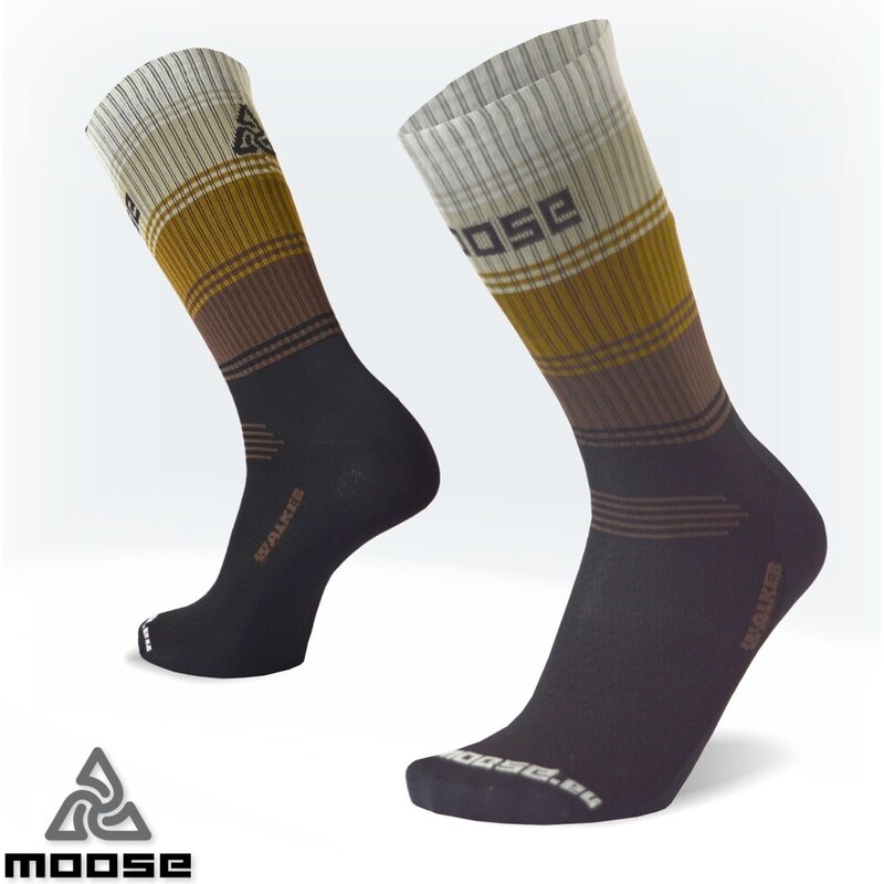 WALKER letné trekové ponožky Moose Běžová XS 1 pár 43564784