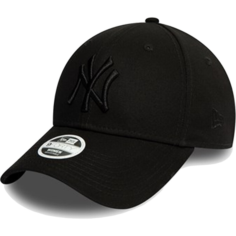 New Era Yankees Essential Womens All Black 9FORTY Cap 66332172