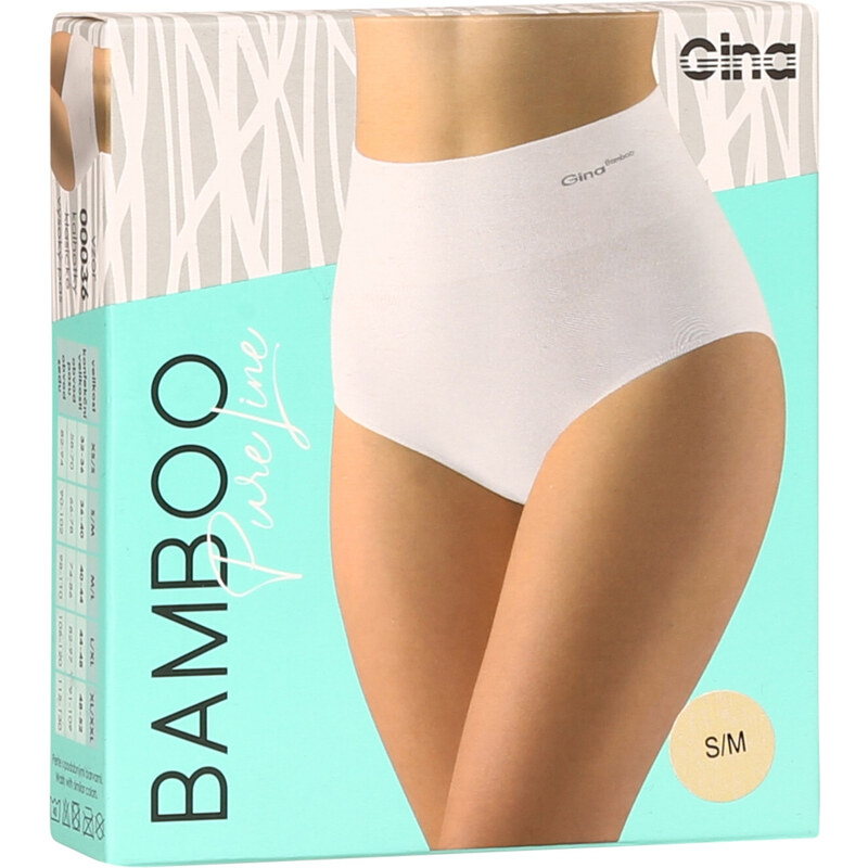 Dámske sťahovacie nohavičky Gina bambusové béžové (00036)