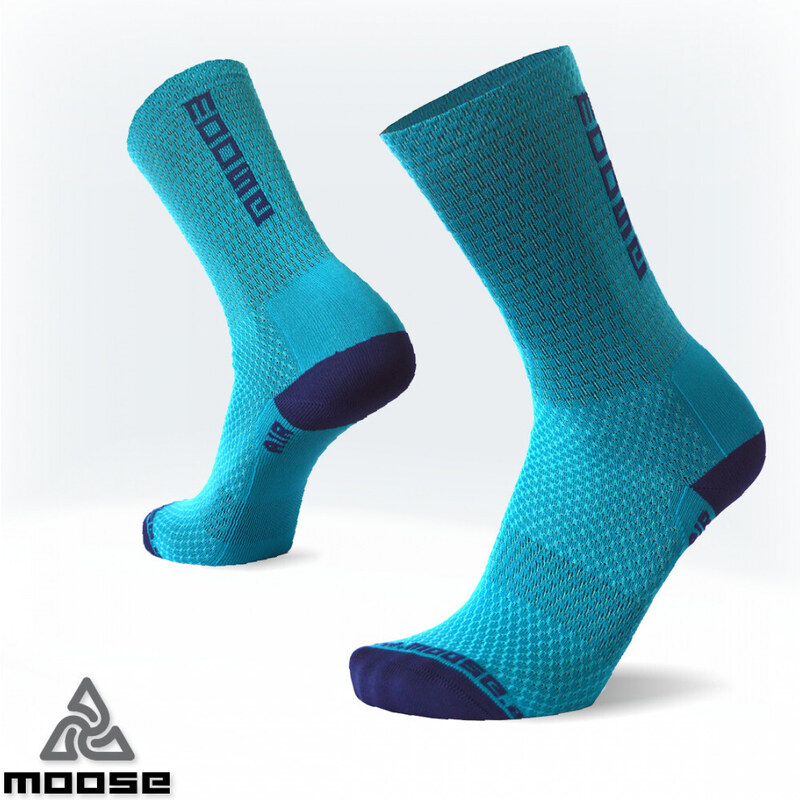 RACE AIR NEW cyklistické letné ponožky Moose Petrolejová XS 1 pár 55892323