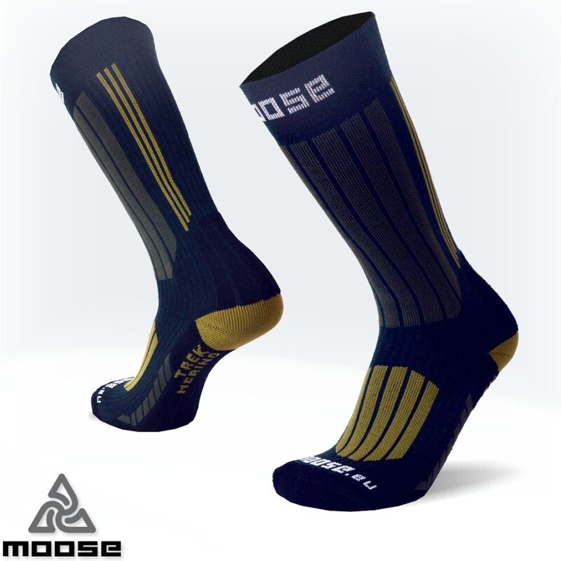 TREK turistické merino ponožky Moose Zelená S 1 pár 47518064