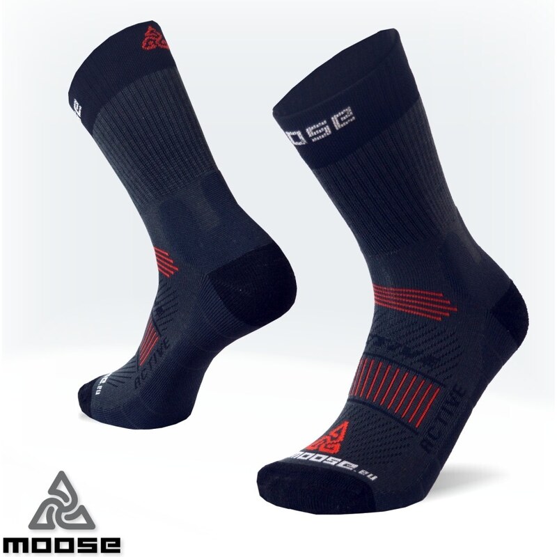 ACTIVE NEW sportovní ponožky Moose Čierna XS 1 pár 47518069