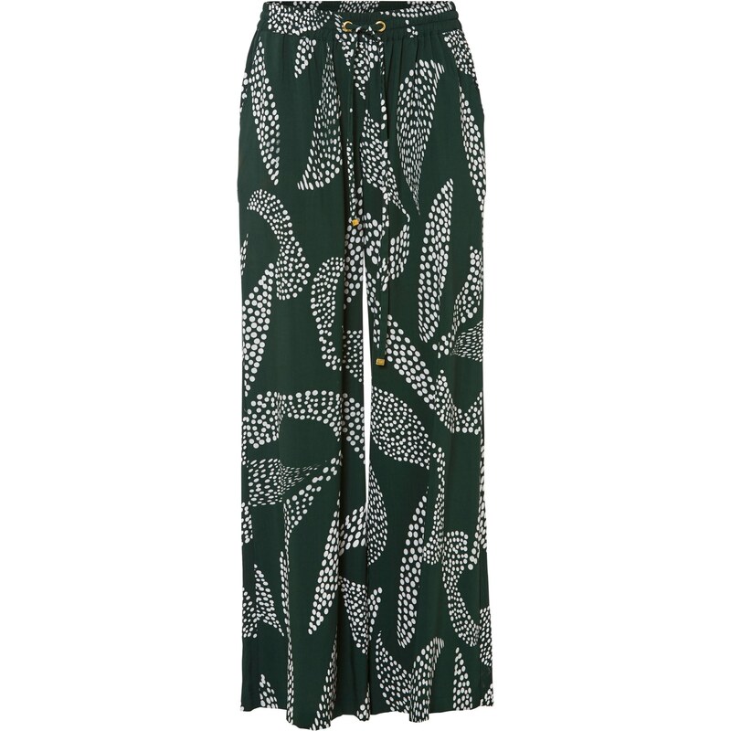 bonprix Viskózové nohavice Marlene, farba zelená 45350759