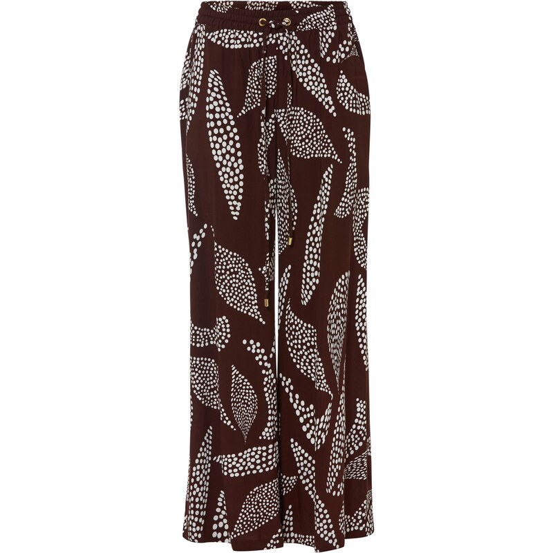 bonprix Viskózové nohavice Marlene, farba hnedá 44971390