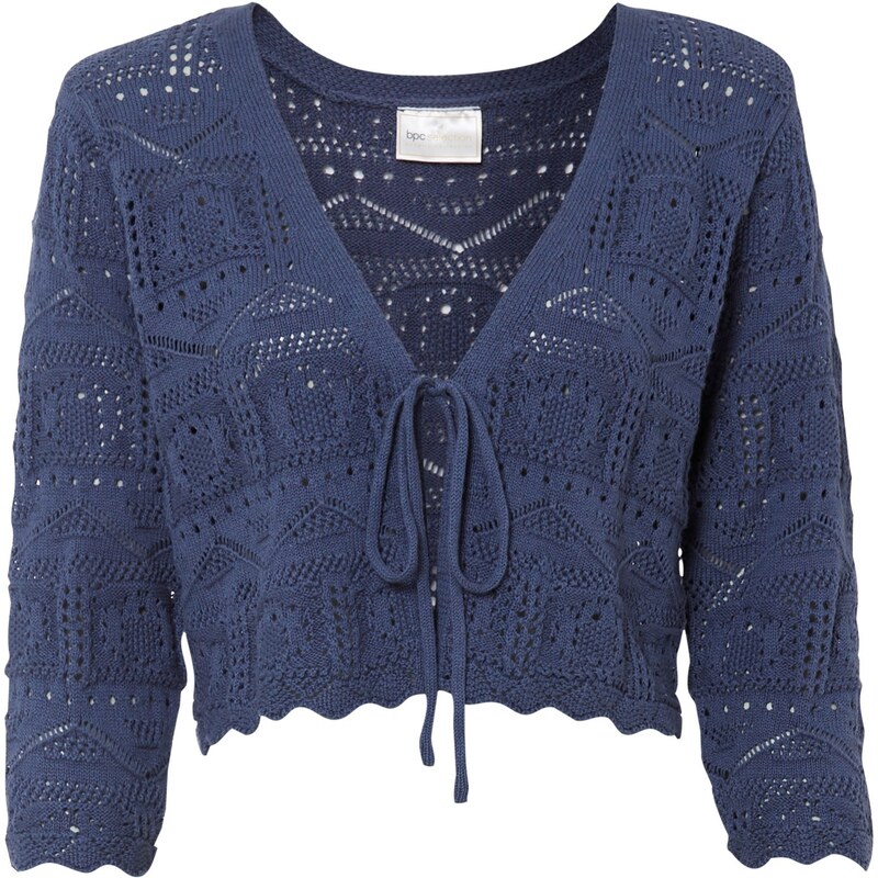 bonprix Ažúrové bolero, farba modrá 45360510