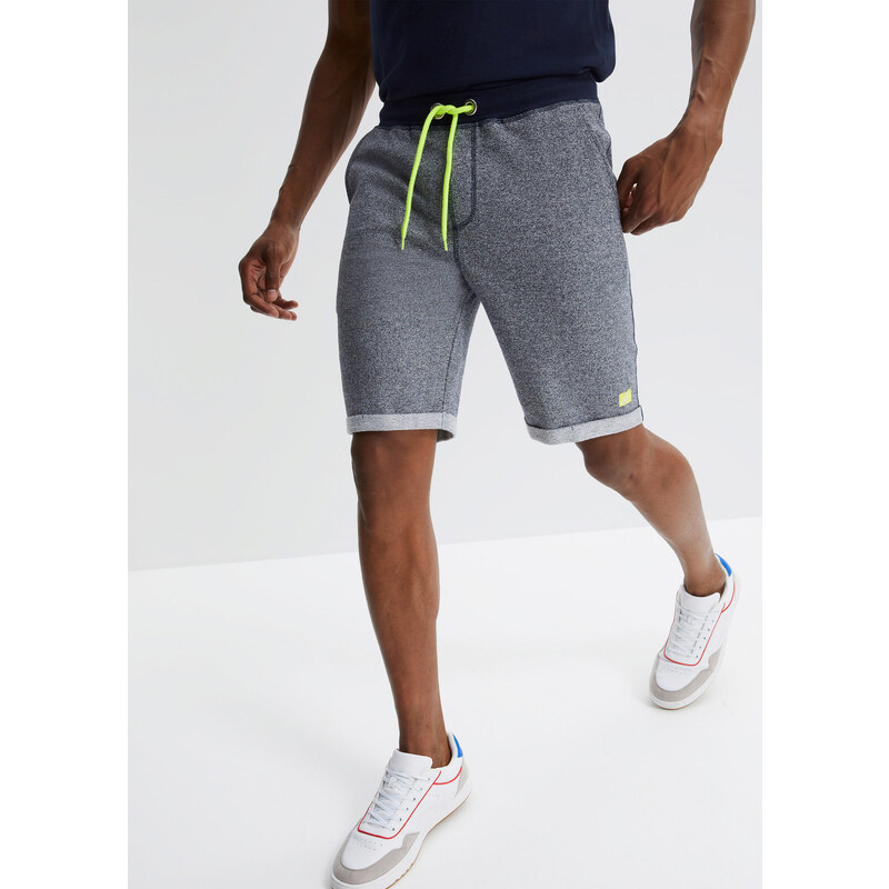 bonprix Teplákové bermudy, farba modrá 44797120