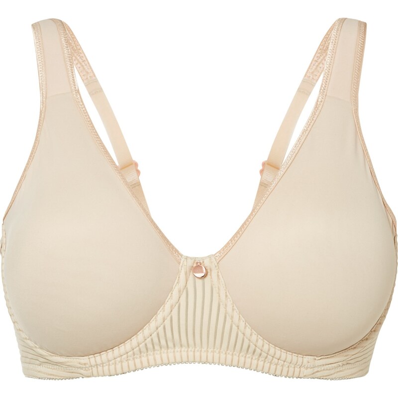 bonprix Podprsenka minimizer s vystuženými ramienkami, farba béžová 52674444