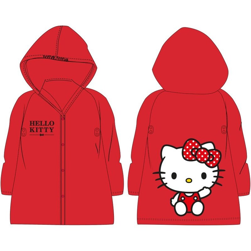 E plus M Detská / dievčenská pláštenka Hello Kitty