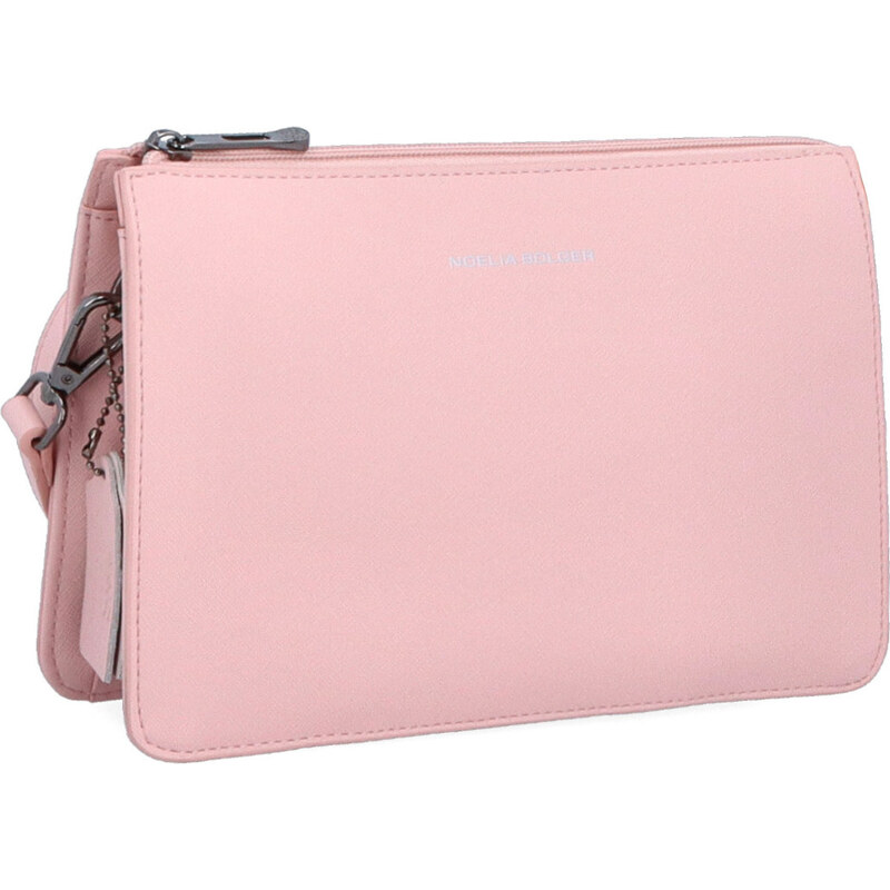 Kožená kabelka crossbody Noelia Bolger ružová NB 0042 R 64019987