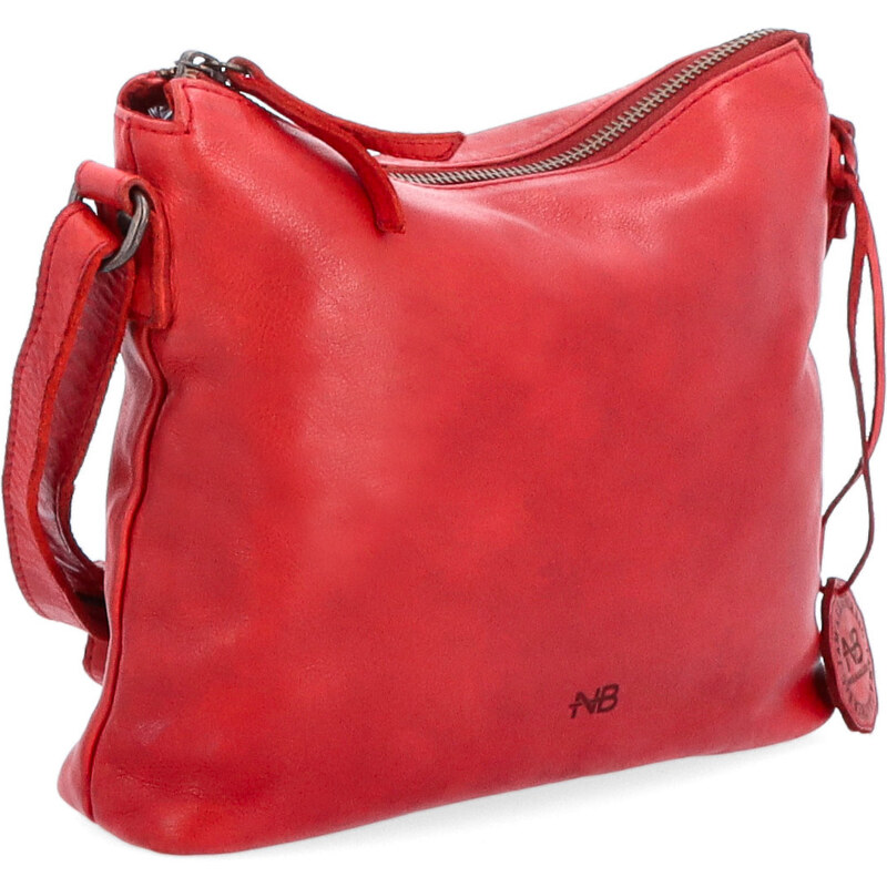 Kožená kabelka crossbody Noelia Bolger červená NB 2400 CV 47092271