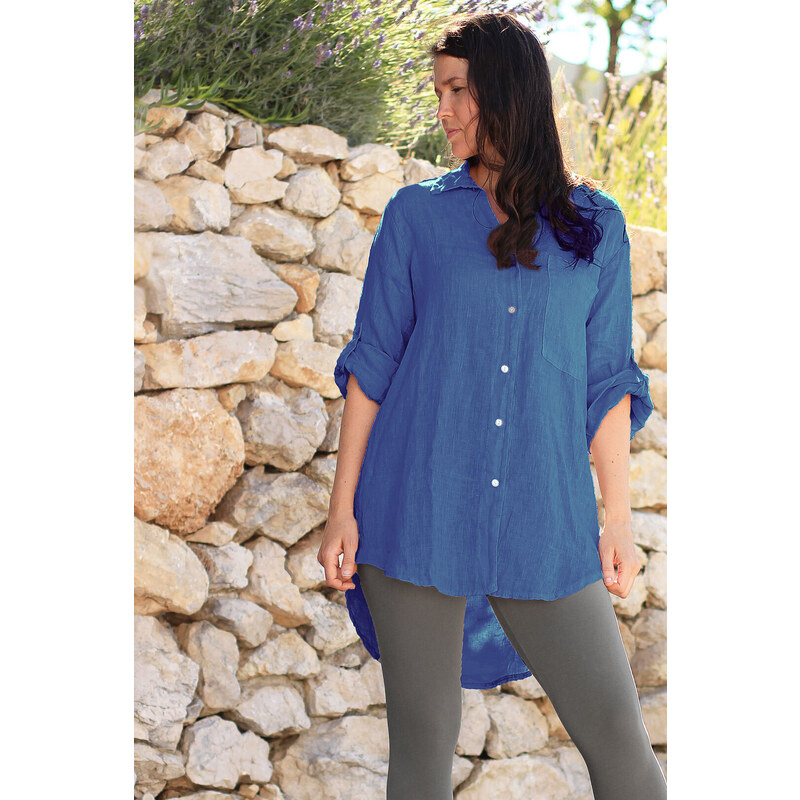 Glara Dámska lanová košela 43636899