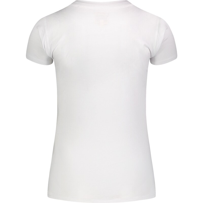 Nordblanc Biele dámske bavlnené tričko SUNBOW