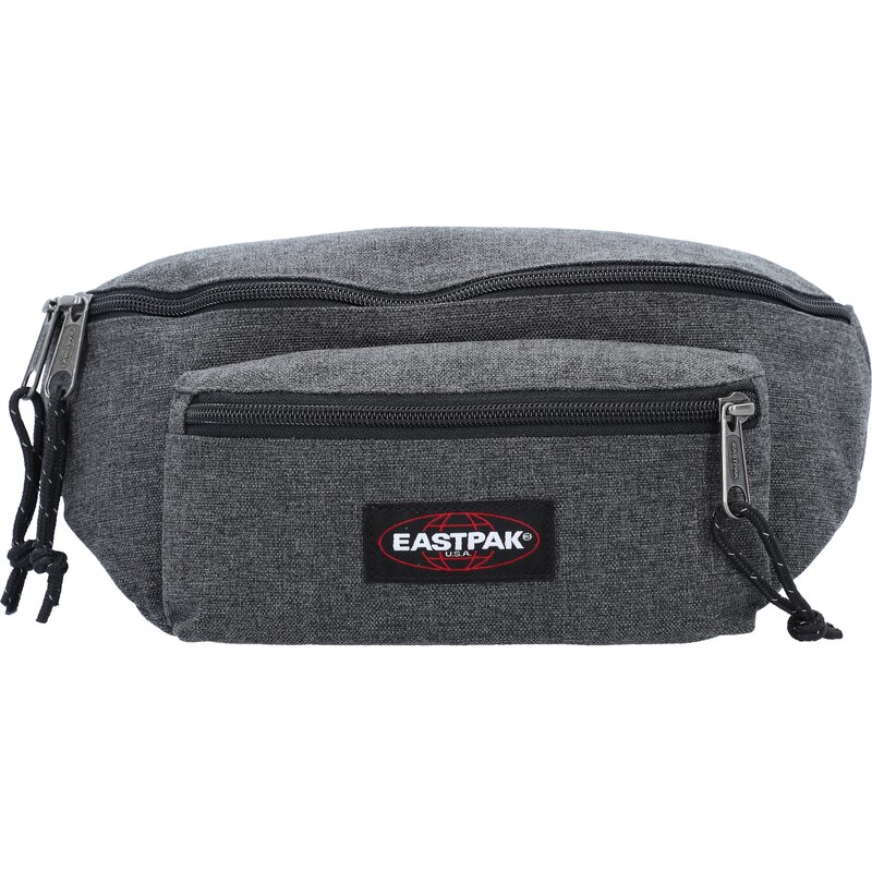 EASTPAK Ľadvinka Doggy čadičová / tmavosivá / červená / biela 54223448