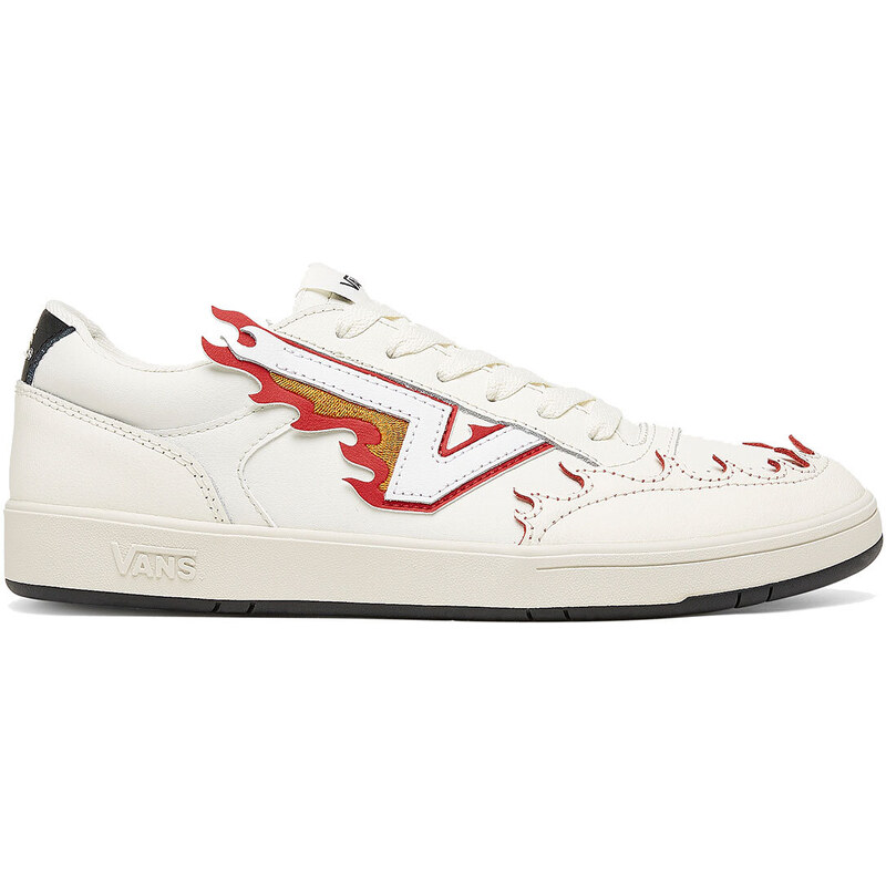 Vans ComfyCush Lowland Flame - Pánske - Tenisky Vans - Biele - 66357185