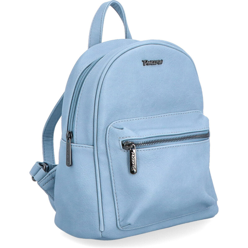 Mestský batoh zo syntetickej kože Tangerin modrá 8018 SM 64019856