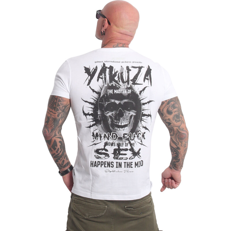 Yakuza tričko pánske MIND TSB 22005 white