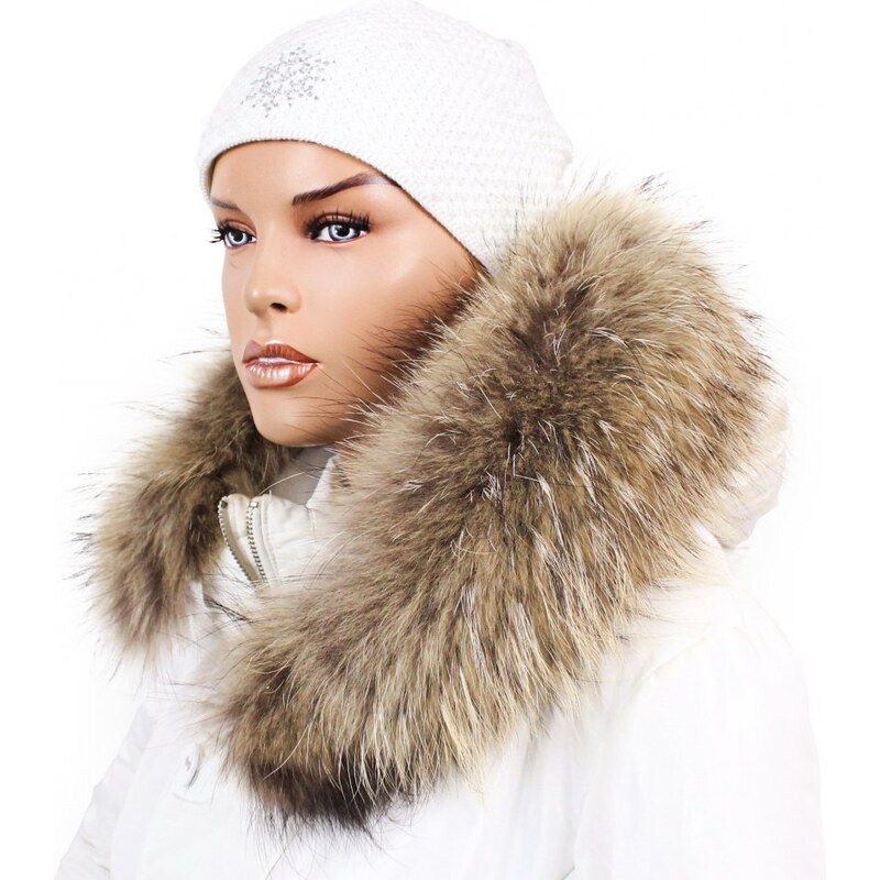 Sikora Kožušinový lem na kapucňu - golier medvedíkovec M 44/50 (70 cm) 62739067