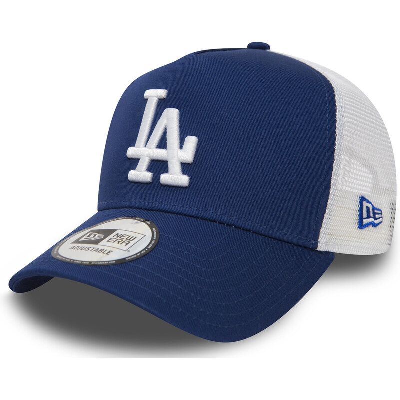 New Era LA Dodgers Clean Blue A-Frame Trucker Cap 65398041