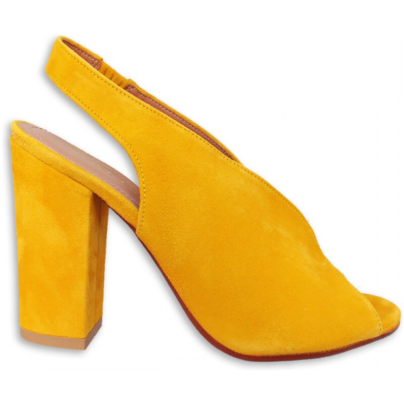 Secretshoes Sandále SZ2088/603 ŽLTÁ SEMIŠ 43754841