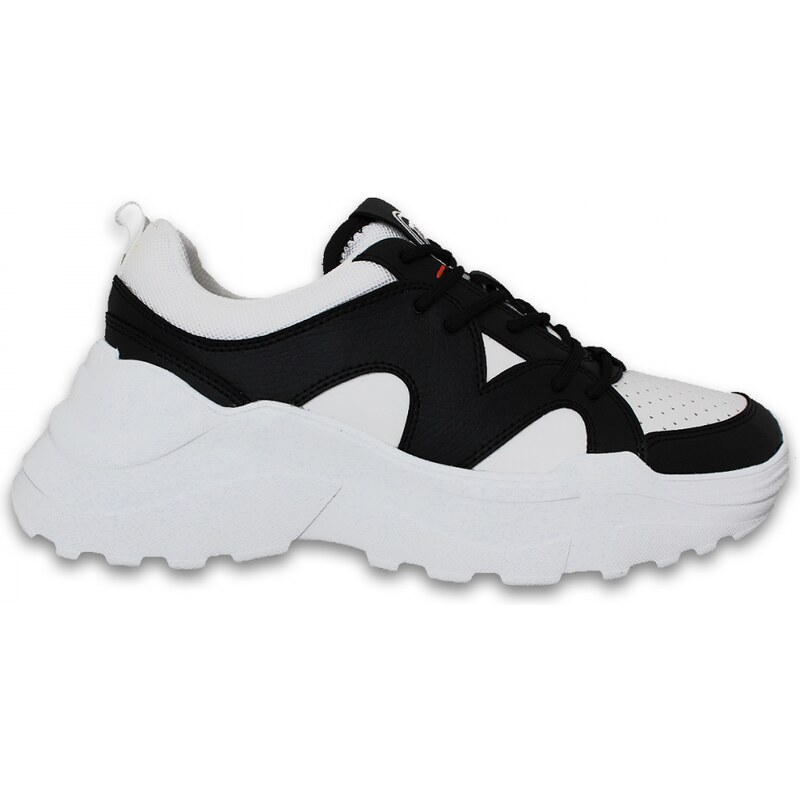 Trussardi Sneakersy TR79A00455 BLACK/WHITE 43754864