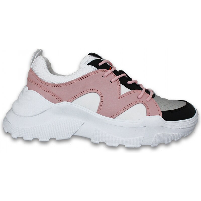 Trussardi Sneakersy TR79A00455 PINK/GREY/BLACK 43754865