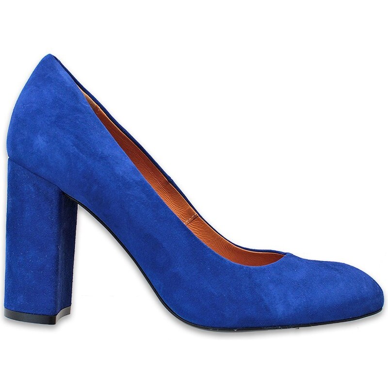 Secretshoes Lodičky SZ2335/542 MODRÁ SEMIŠ 43755079