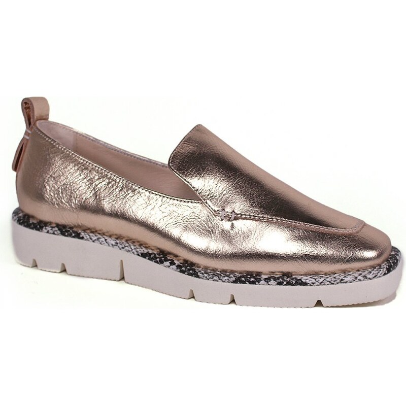 GLS Slip on poltopánky AO21YA-895 ZLATÁ 43755457
