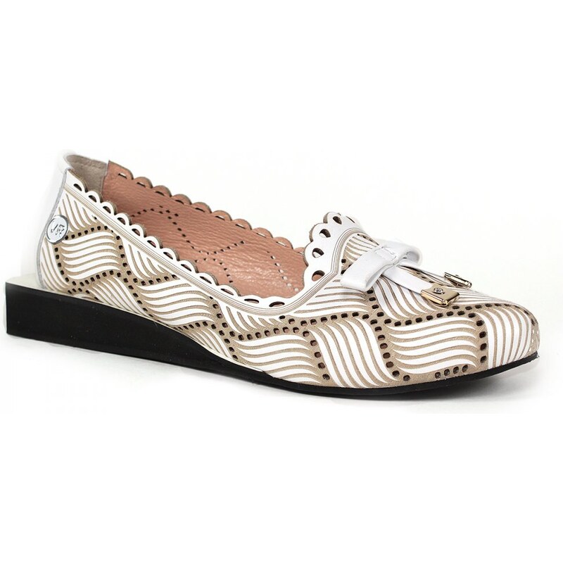 GLS Slip on poltopánky VR032/849 01 WHITE 43755451