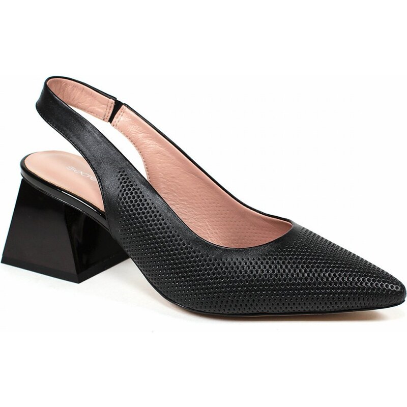 Secretshoes Štýlové holopätky AQ2312 100-900 ČIERNA 43755505